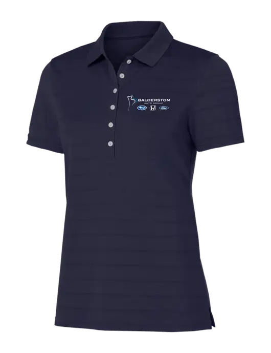 Callaway Womens Navy Ventilated Polo w/Balderston Auto Group Logo