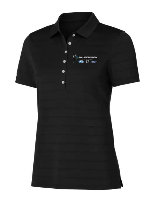 Callaway Womens Black Ventilated Polo w/Balderston Auto Group Logo