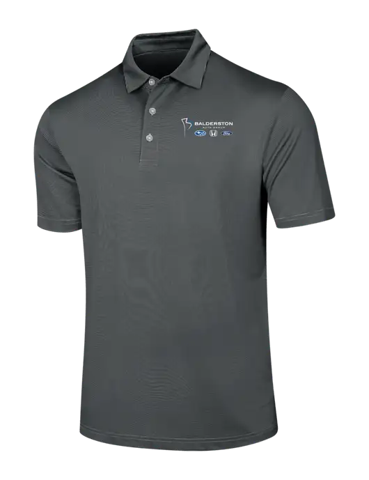 Callaway Black Fine Line Stripe Polo w/Balderston Auto Group Logo