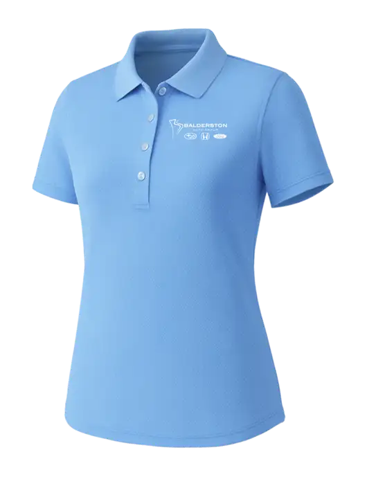 Callaway Womens Core Light Blue Performance Polo w/Balderston Auto Group Logo