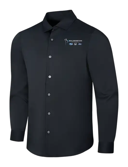Black City Stretch Shirt w/Balderston Auto Group Logo