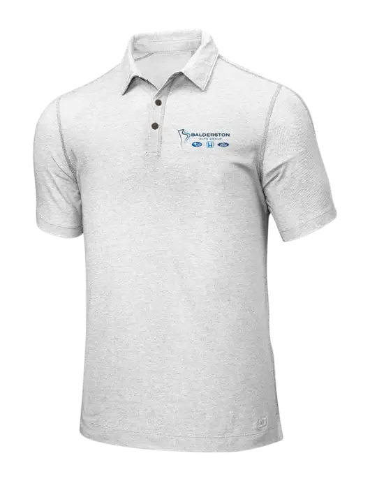 OGIO White ONYX Polo w/Balderston Auto Group Logo