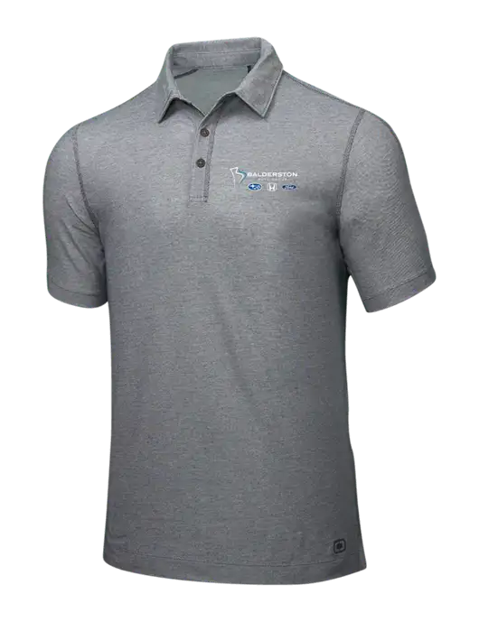 OGIO Medium Grey ONYX Polo w/Balderston Auto Group Logo