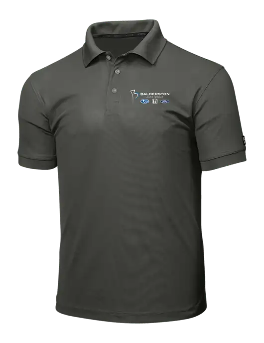 OGIO Medium Grey Caliber 2.0 Polo w/Balderston Auto Group Logo