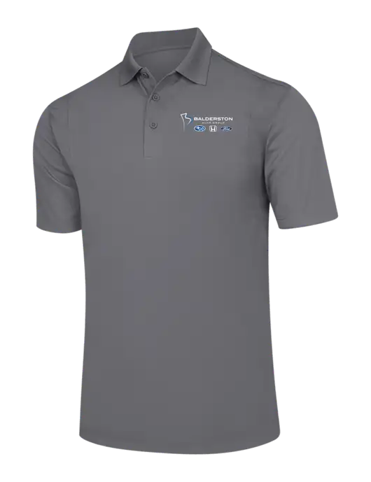 Medium Grey Micropique Sport-Wick Polo w/Balderston Auto Group Logo