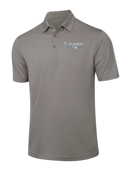 Medium Grey Heather Contender Polo w/Balderston Auto Group Logo