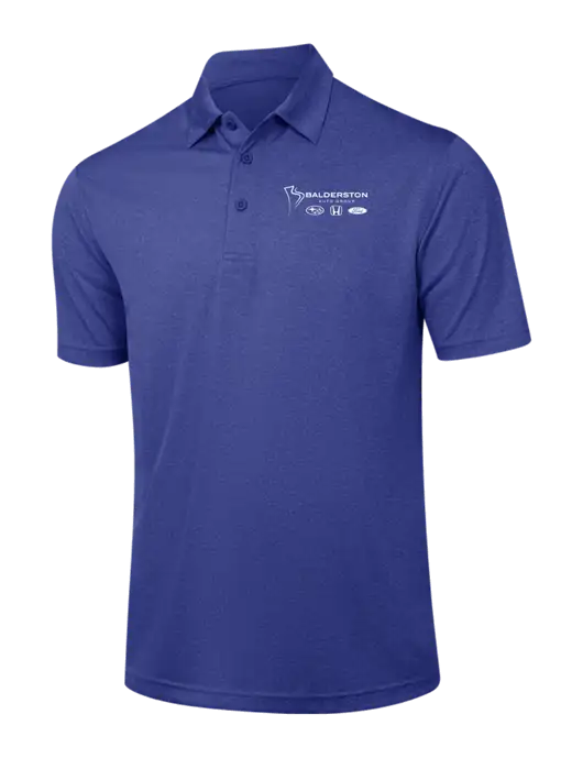 Dark Royal Heather Contender Polo w/Balderston Auto Group Logo