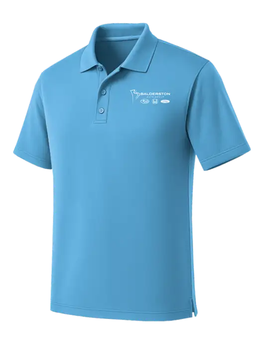 Carolina Blue Dry Zone UV Micro Mesh Polo w/Balderston Auto Group Logo
