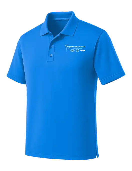 Light Royal Blue Dry Zone UV Micro Mesh Polo w/Balderston Auto Group Logo