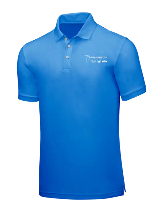 Light Royal Blue Core Classic Pique w/Balderston Auto Group Logo