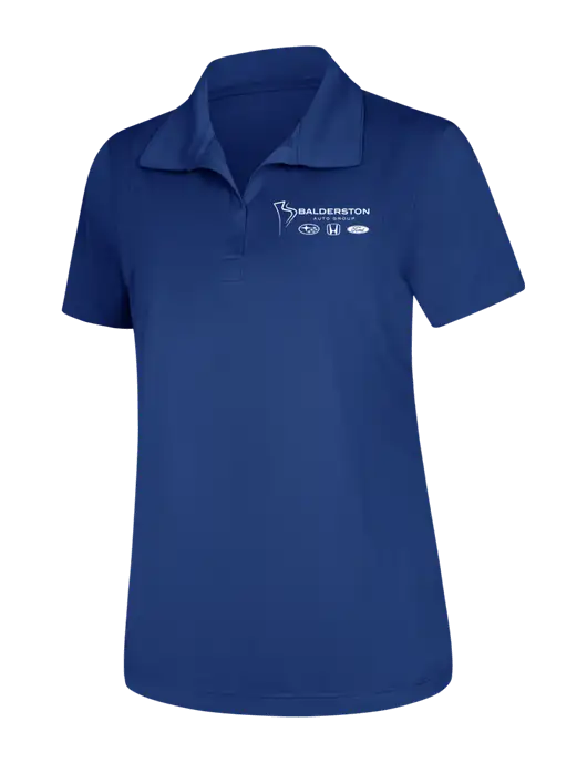 Womens Royal Micropique Sport-Wick Polo w/Balderston Auto Group Logo