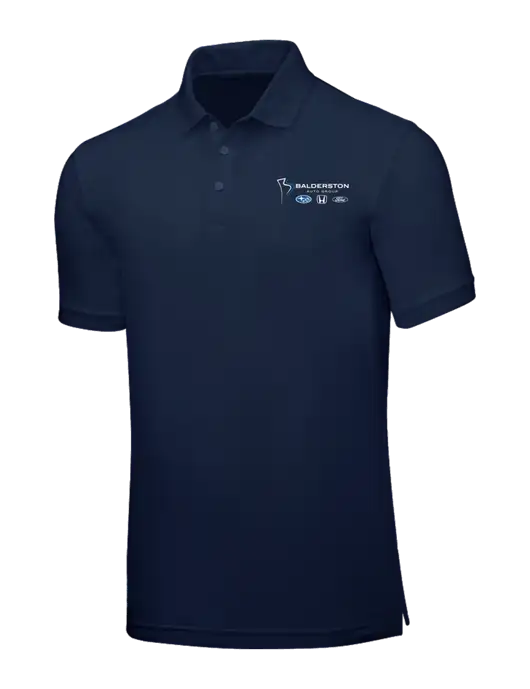 Navy Blue Core Classic Pique w/Balderston Auto Group Logo
