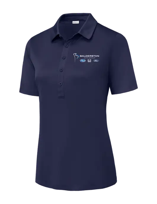 True Navy Womens Posi-UV Pro Polo w/Balderston Auto Group Logo