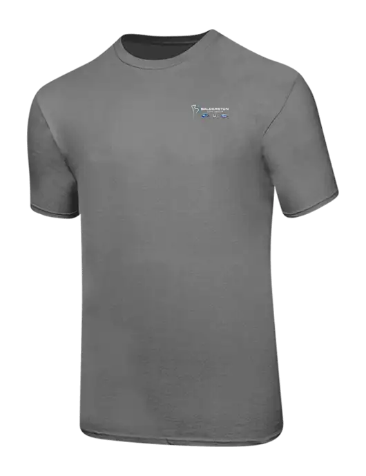 Ring Spun Medium Grey 4.5 oz T-Shirt w/Balderston Auto Group Logo
