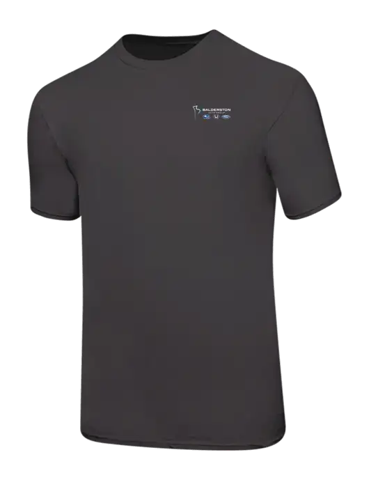 Ring Spun Charcoal 4.5 oz T-Shirt w/Balderston Auto Group Logo
