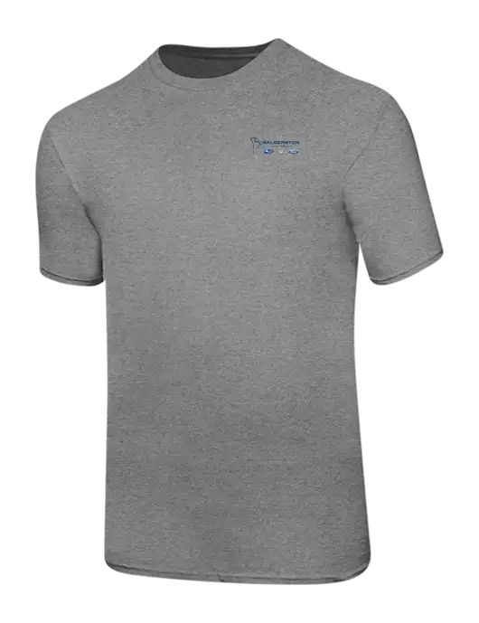 Ring Spun Light Heather Grey 4.5 oz T-Shirt w/Balderston Auto Group Logo