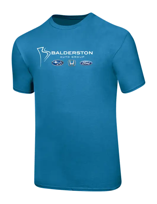 Ring Spun Sapphire 4.5 oz T-Shirt w/Balderston Auto Group Logo