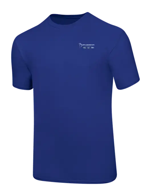 Ring Spun Royal 4.5 oz T-Shirt w/Balderston Auto Group Logo