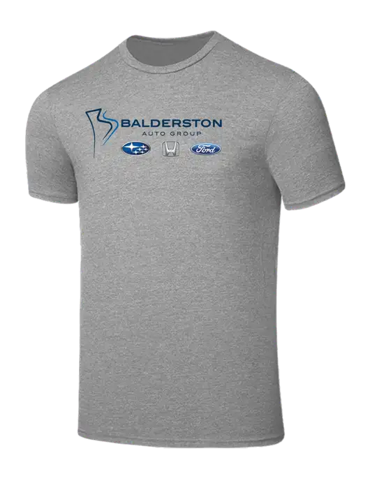 Seriously Soft Light Heather Grey T-Shirt w/Balderston Auto Group Logo