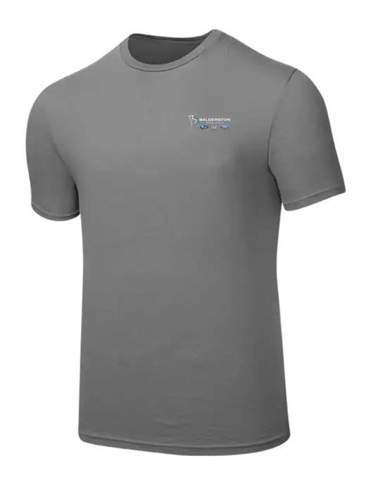 Seriously Soft Medium Grey T-Shirt w/Balderston Auto Group Logo