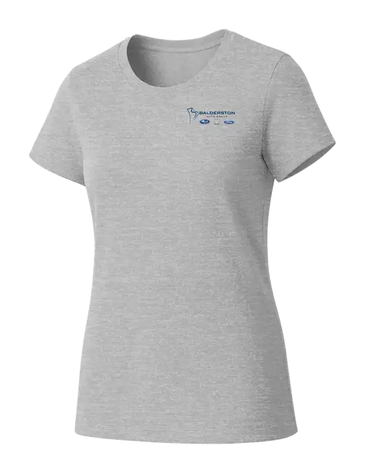 Womens Seriously Soft Light Heathered Grey T-Shirt w/Balderston Auto Group Logo