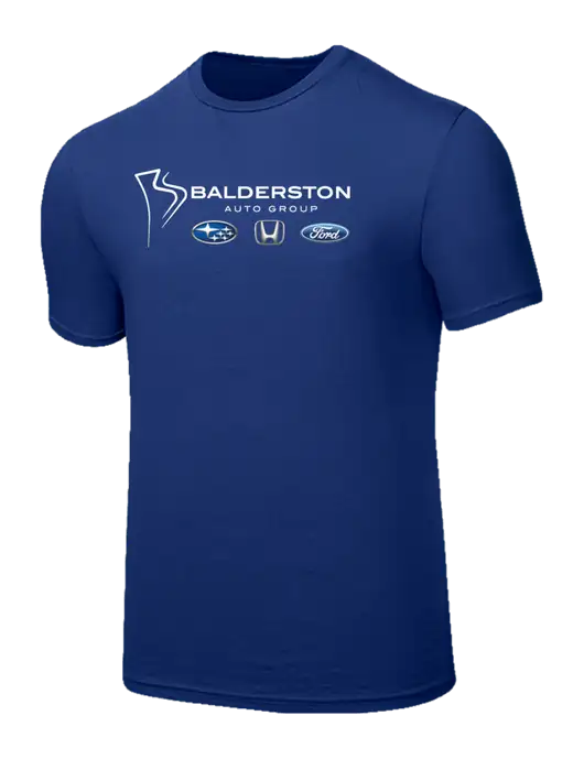 Seriously Soft Dark Royal T-Shirt w/Balderston Auto Group Logo