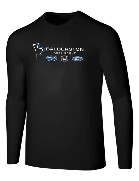 Seriously Soft Black Long Sleeve T-Shirt w/Balderston Auto Group Logo