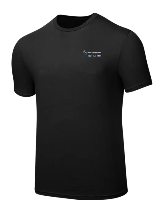 Seriously Soft Black T-Shirt w/Balderston Auto Group Logo