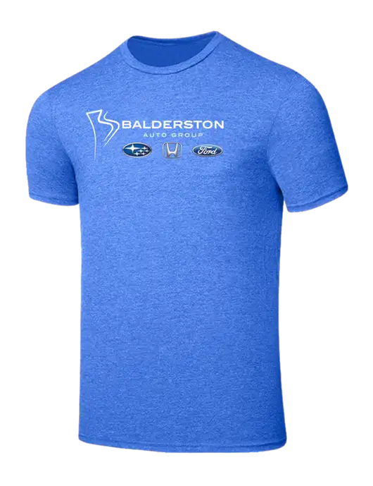 Seriously Soft Heathered Royal T-Shirt w/Balderston Auto Group Logo