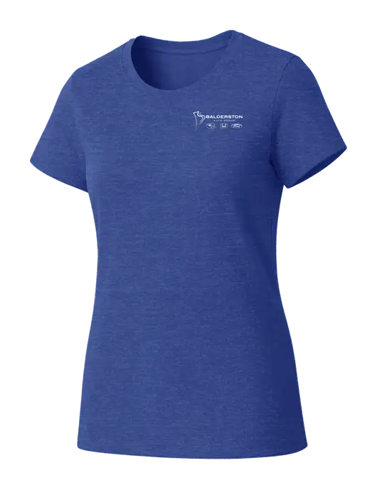 Womens Seriously Soft Royal Frost T-Shirt w/Balderston Auto Group Logo