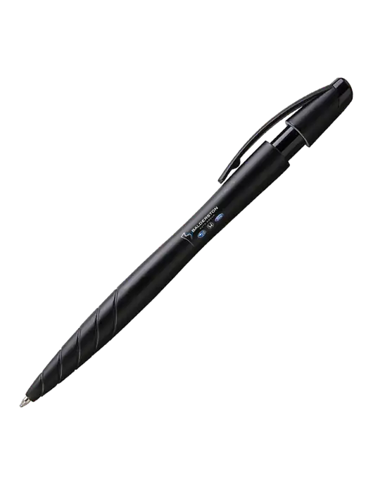 Awali Black Metallic Pen - Black Ink w/Balderston Auto Group Logo