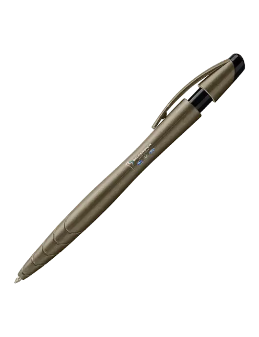 Awali Grey Metallic Pen - Black Ink w/Balderston Auto Group Logo