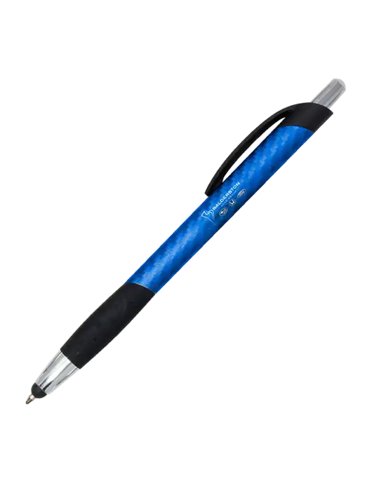 Sunray Blue Stylus Pen - Black Ink w/Balderston Auto Group Logo