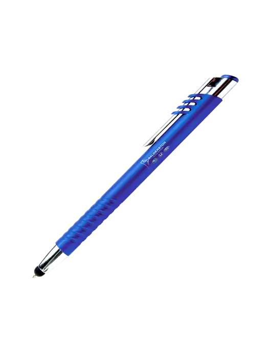Schirhart Blue Stylus Pen - Blue Ink w/Balderston Auto Group Logo