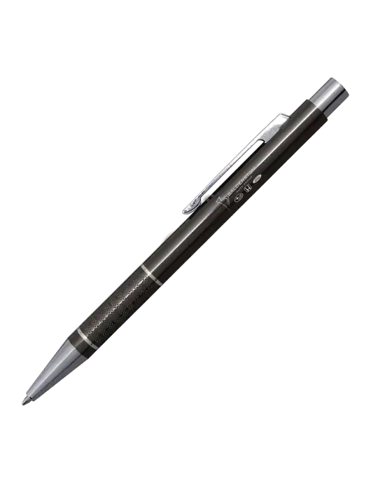 St George Gunmetal Pen - Blue Ink w/Balderston Auto Group Logo