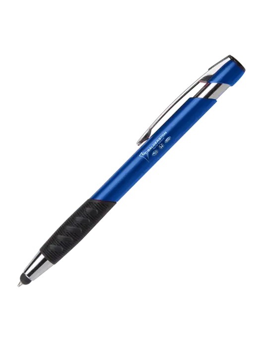 Alize Blue Stylus Black Ink Pen w/Balderston Auto Group Logo