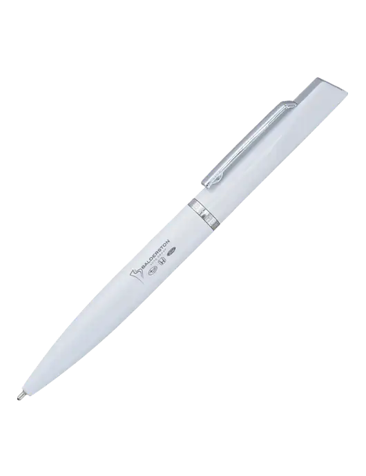 Santos White Pen - Black Ink w/Balderston Auto Group Logo