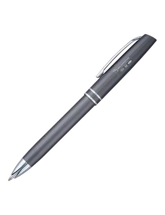 Gunmetal Anguilla Black Ink Pen w/Balderston Auto Group Logo