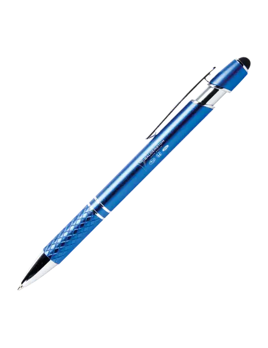 Valencia Blue Stylus Pen - Black Ink w/Balderston Auto Group Logo
