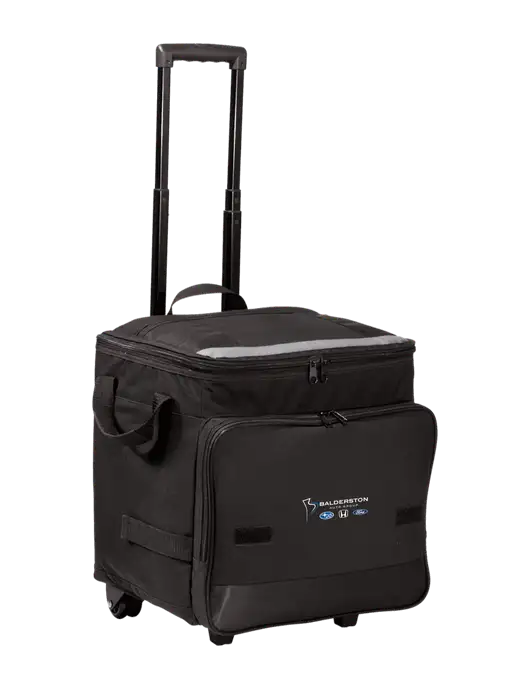 Black Rolling Cooler w/Balderston Auto Group Logo