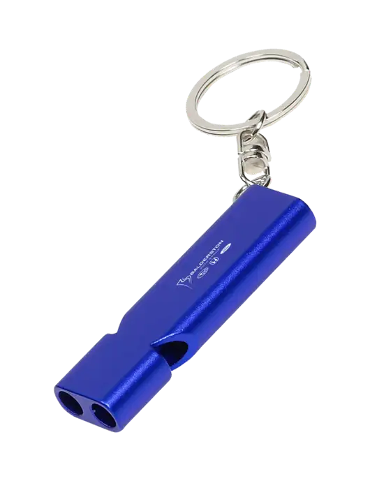Quick Alert Blue Safety Whistle w/Balderston Auto Group Logo