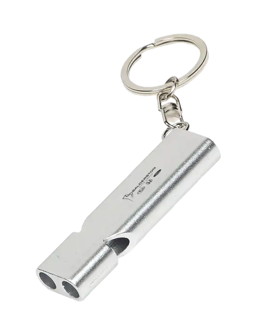 Quick Alert Silver Safety Whistle w/Balderston Auto Group Logo
