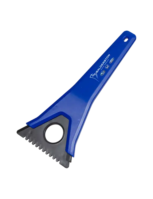 TriBlade Blue Windshield Scraper w/Balderston Auto Group Logo