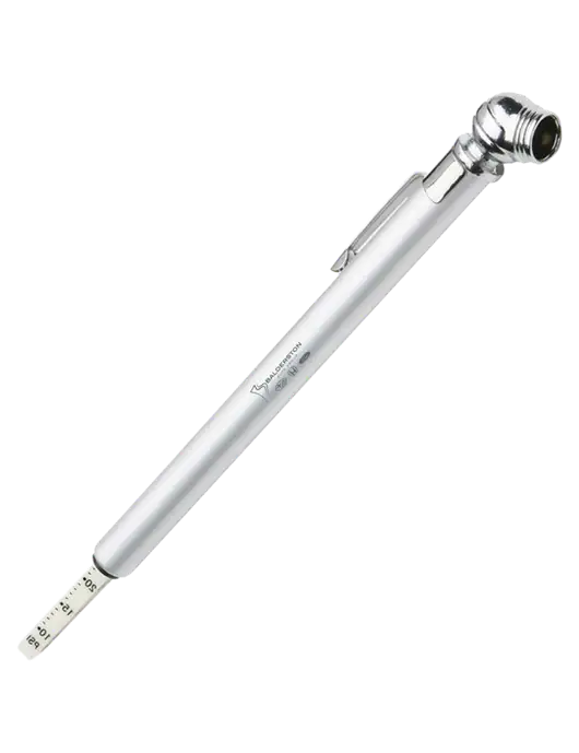 Quick View Silver Tire Gauge w/Balderston Auto Group Logo