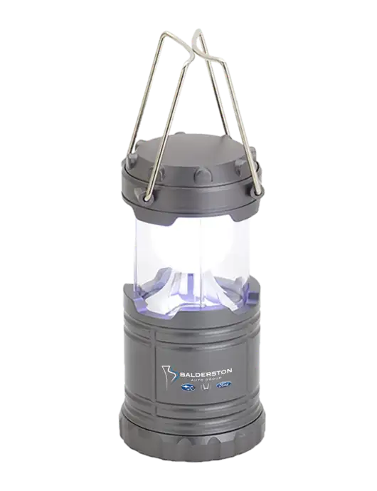 Gunmetal Mini Retro Lantern w/Balderston Auto Group Logo