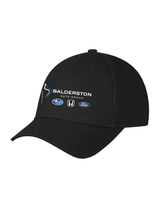 Black Structured Cap Hook & Loop w/Balderston Auto Group Logo