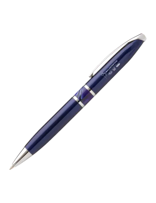 Illusion Navy Pen - Black Ink w/Balderston Auto Group Logo