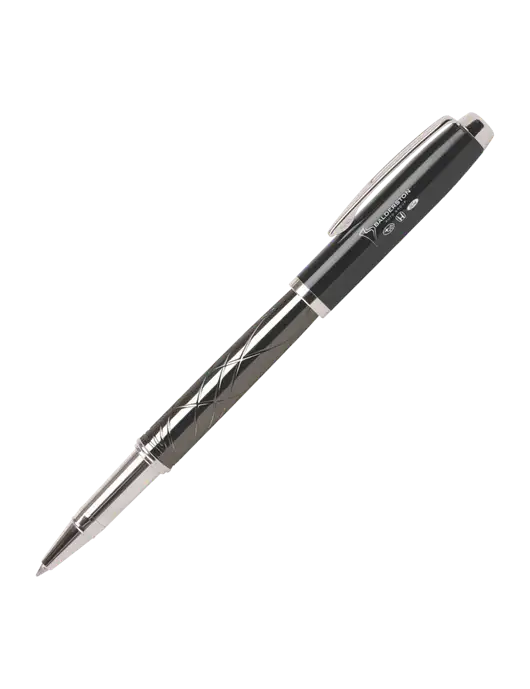 Modernist Black Rollerball Pen - Black Ink w/Balderston Auto Group Logo