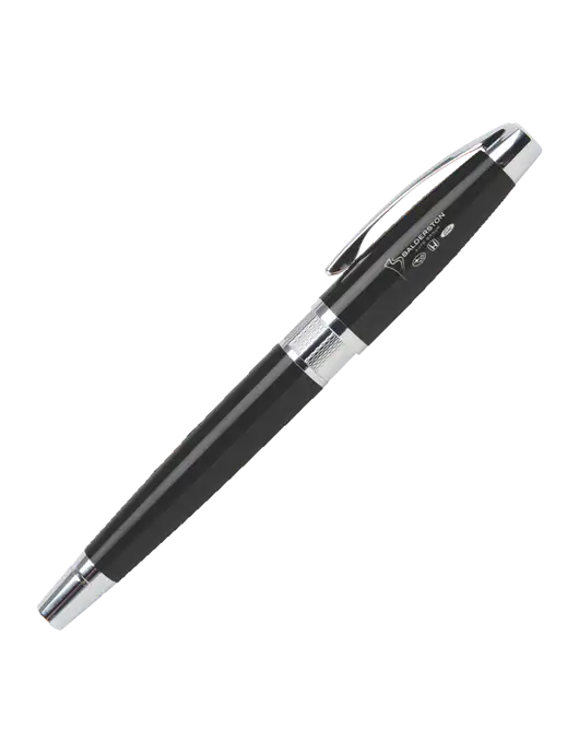 Masscotti Black Rollerball Pen - Black Ink w/Balderston Auto Group Logo