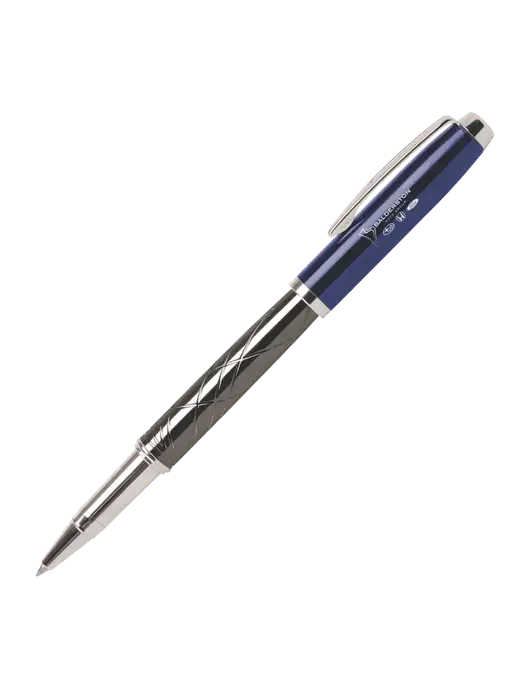 Modernist Blue Rollerball Pen - Black Ink w/Balderston Auto Group Logo